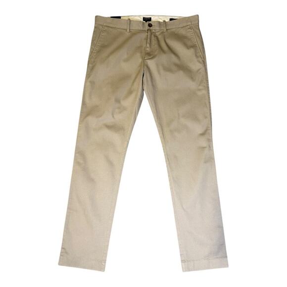 NEW J. Crew Men’s Size 33X32 Khaki Slim-fit flex chino pant NWT - Picture 2 of 8